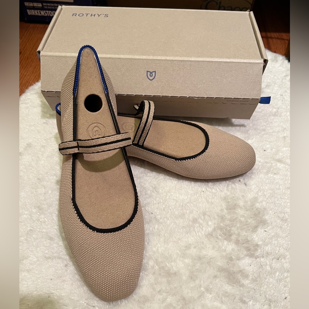 Rothy’s Square-Toe Flats, 6.5